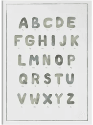Kunskapstavlan The Alphabet poster 50x70 cm