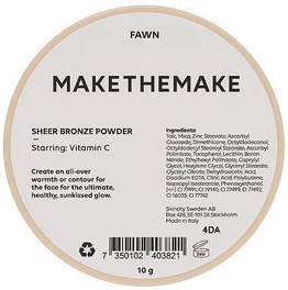 Makethemake Sheer Bronze Powder Fawn