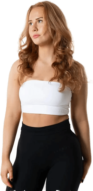 Relode Dam Clean Bandeau Top - Vit - M