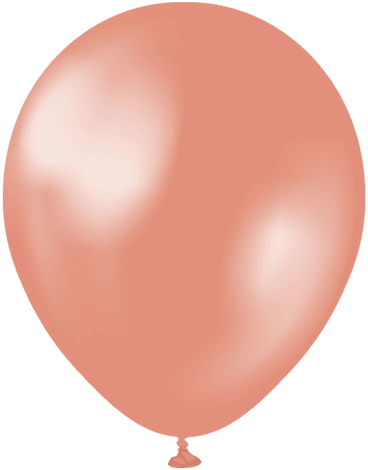 Ballongkungen Premium Roségull 100-pakning