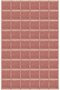 Layered Lilly ullteppe Claret red