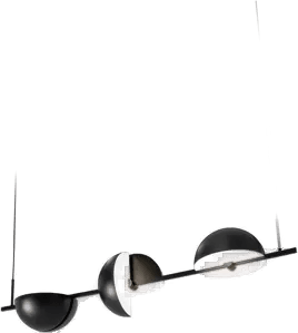 Oblure Trapeze takpendel 140 cm Black