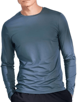 Bread & Boxers Active Long Sleeve Shirt Blå