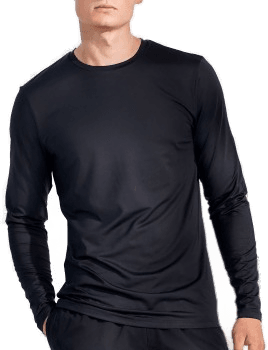 Bread & Boxers Active Long Sleeve Shirt Svart