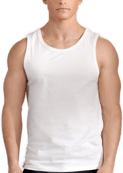 Bread & Boxers Tank Relaxed Benhvit