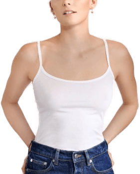 Bread & Boxers Singlet Dame Hvit