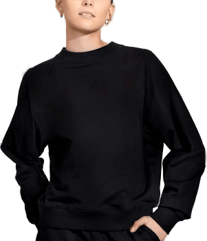 Bread & Boxers Økologisk Sweatshirt Svart