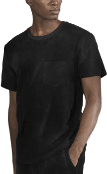 Bread & Boxers Terry T-Shirt Svart