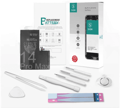Sign batteribyttesett – iPhone 14 Pro Max
