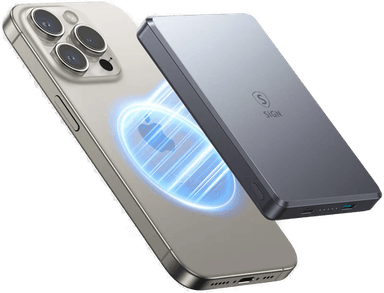 Sign Ultratynn Magnetisk Powerbank 10000mAh