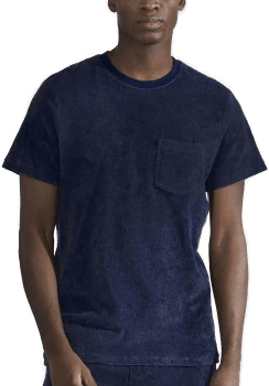 Bread & Boxers Terry T-Shirt Marine
