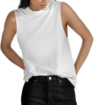 Bread & Boxers Soft Fiber Tank Top Hvit