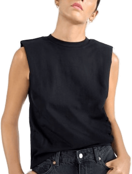 Bread & Boxers Heavy Tank Top Svart