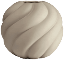 Cooee Design Twist Ball Vase 12 cm Sand