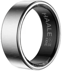 Haale II Smart Ring str. 10 (børstet sølv)