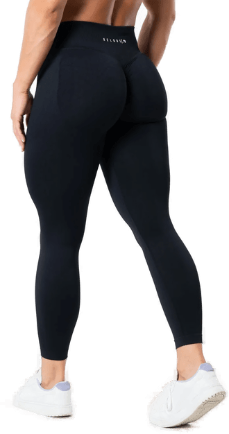 Relode Dam Aura Seamless Scrunch Tights - Black - XL