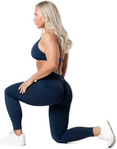 Relode Dam Aura Seamless Scrunch Tights - Midnight Blue