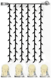 Star Trading LED forheng 1x2m 102 lys