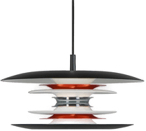 Belid Diablo Pendel D300 Matt svart/blå rød