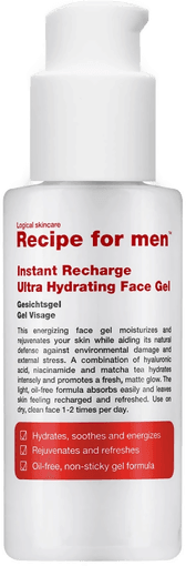 Recipe For Men Instant Recharge Face Gel 75 ml