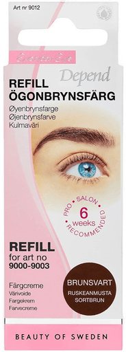 Depend Everyday Eye Eyebrow Tint Refill Black Brown