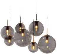 By Rydéns Laura taklampe Svart/Røykgrå