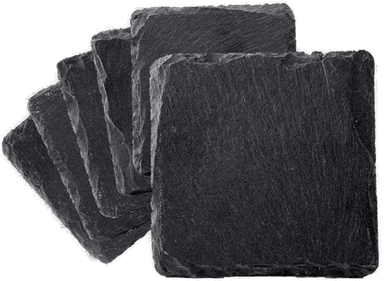 Dorre Skiffer glassunderlag 6-pakning