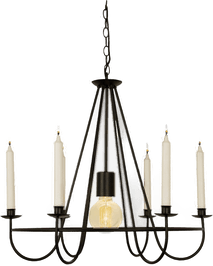 Aneta Lighting Taklampe Kronoberg Svart