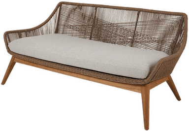 Brafab Hassel sofa teak/kunstrotting