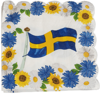 Hisabjoker Servietter Svensk Sommer