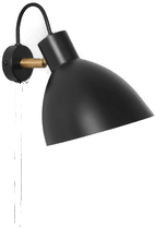 Konsthantverk KH1 vegglampe sort matt