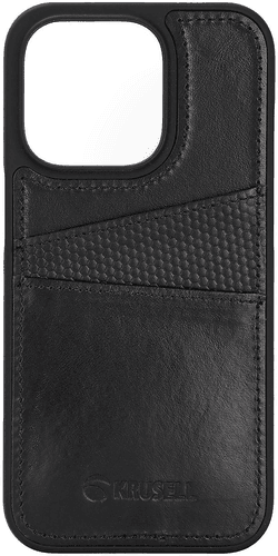 Krusell iPhone 14 Pro lommebokdeksel Sort