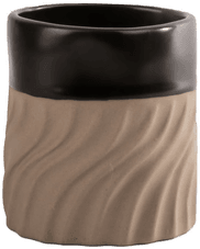 Byon Swirl kopp 24 cl Sort-beige