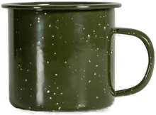 Sagaform Doris emaljekopp 35 cl Grønn