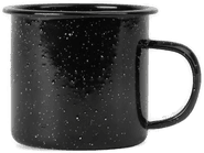 Sagaform Doris emaljekopp 35 cl Sort