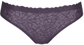 Sloggi ZERO Feel Lace Brazil Panty Mørkelilla