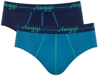 Sloggi 2P For Men Midi Blå