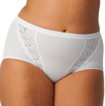 Sloggi Chic Maxi Lace Briefs Hvit