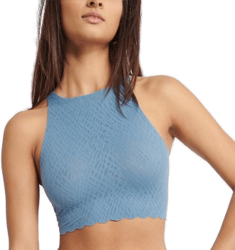 Sloggi ZERO Feel Bliss Crop Top Lysblå
