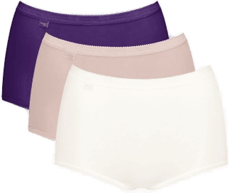 Sloggi Basic Plus Maxi Truser 3P Rosa/Lilla