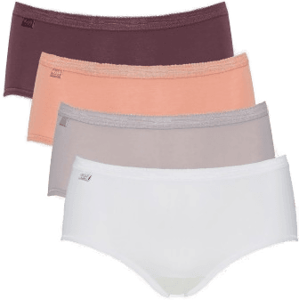 Sloggi Basic Plus Midi Truser Rosa/Lilla