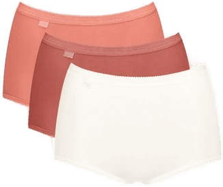 Sloggi Basic Plus Maxi Truser 3P Lakserosa