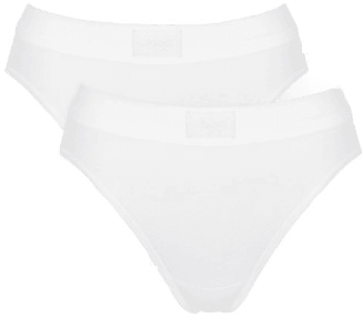 Sloggi Double Comfort Tai Truser 2P Hvit