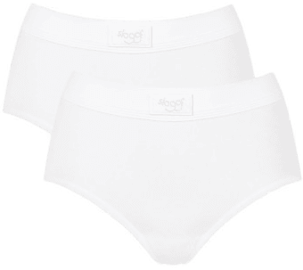 Sloggi Double Comfort Maxi Truser 2P Hvit