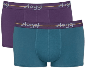 Sloggi 2P For Men Start Hip Lilla/Turkis