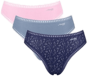 Sloggi GO Crush High Leg Briefs Rosa/Blå