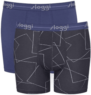 Sloggi 2P Men Start Short C2P Svart/Blå