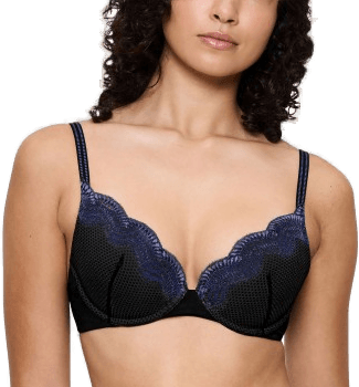 Triumph Comfort Glam Push-Up BH Svart
