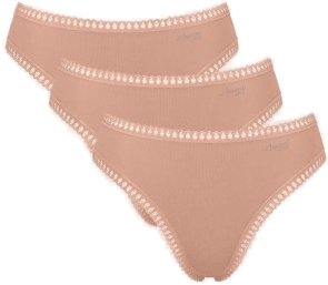 Sloggi GO Crush High Leg Briefs Lysbrun