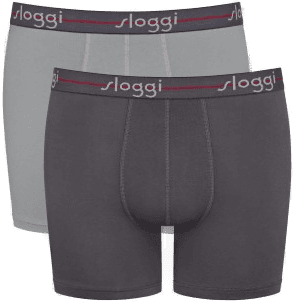 Sloggi 2P Men Start Short C2P Svart/Grå